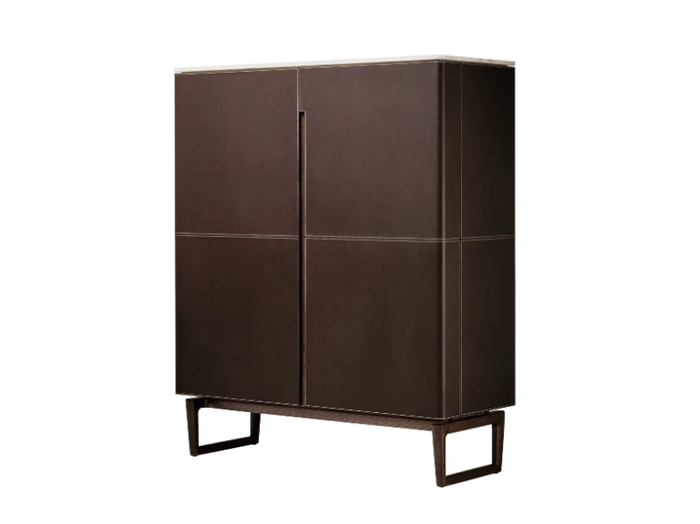 FIDELIO - Highboard with drawers _ Poltrona Frau